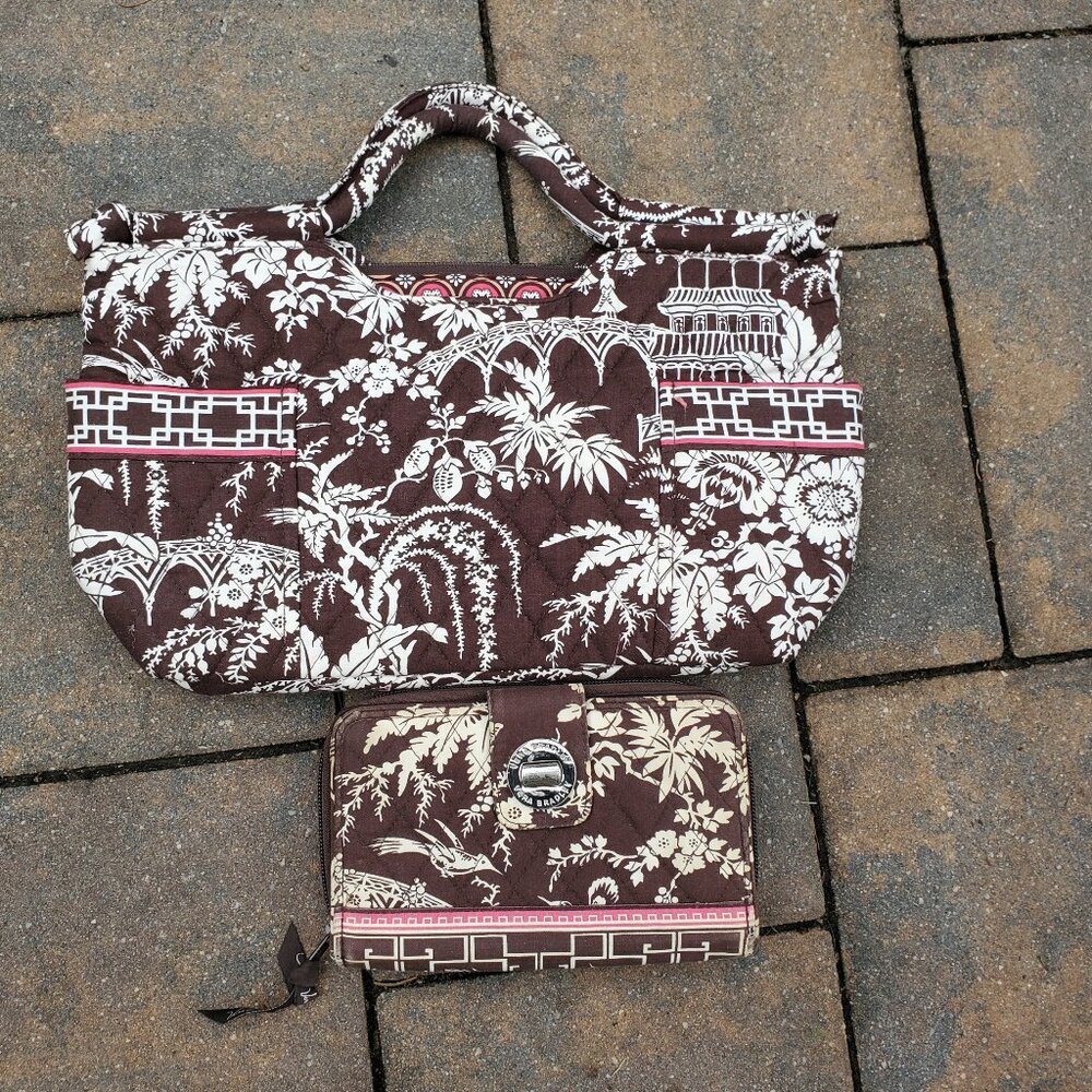 Vera Bradley Purse and Matching Wallet